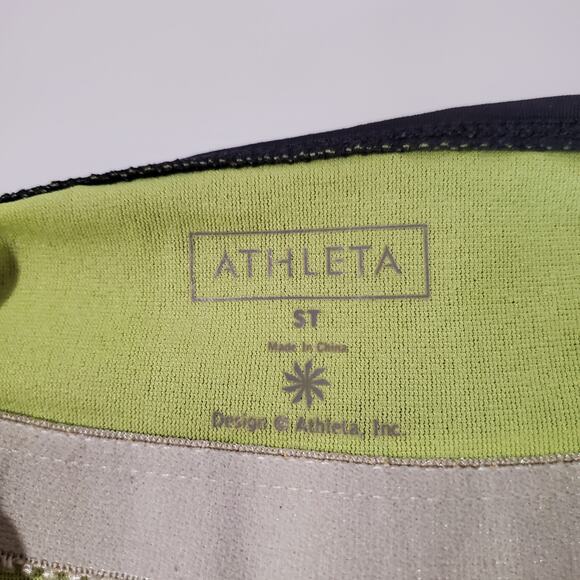 Athleta Shirrendipity Halter Tankini Swim Top Womens Size ST Dress Blue Beach - Picture 9 of 11